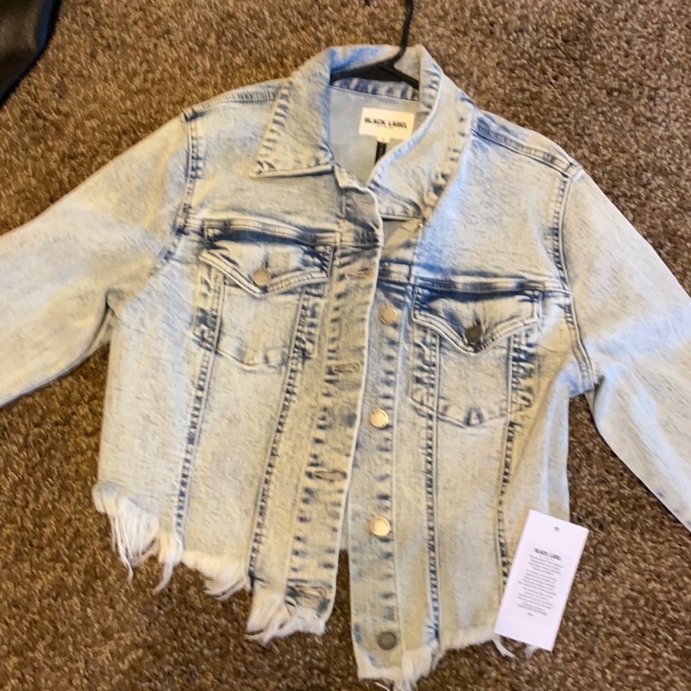 It’s a size large stonewashed cut jacket
